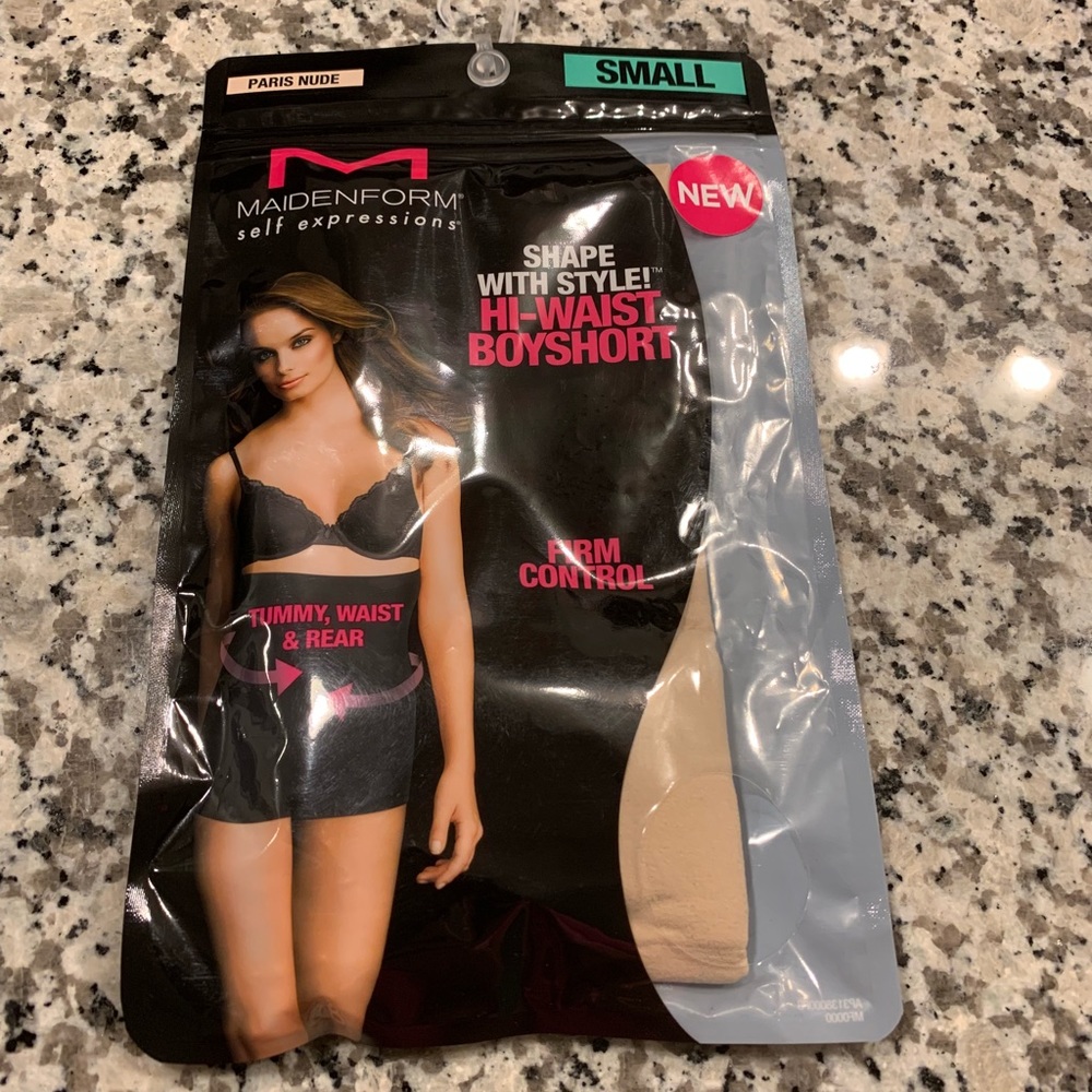 Shaper Hi-Waist Boyshort Firm Control Nude Small